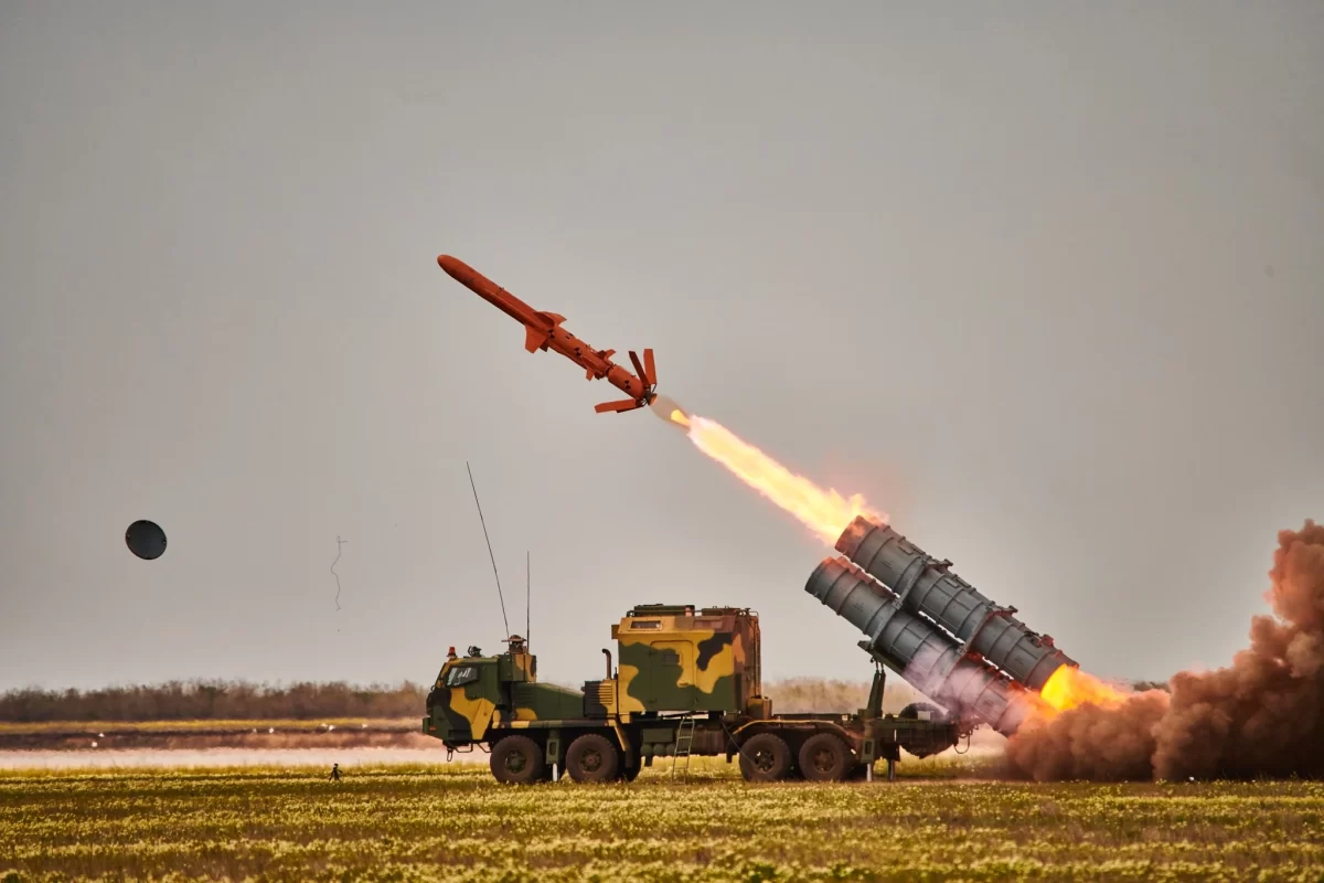 Launch of the Neptune missile system. Photo by Oleksii Bobovnikov